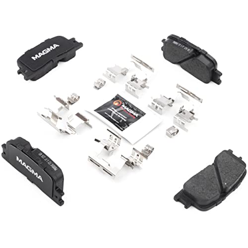 MAGMA Premium PMD885AC Ceramic Brake Pads, Rear