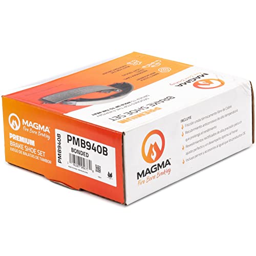MAGMA Premium Parking Brake Shoes PMB940B