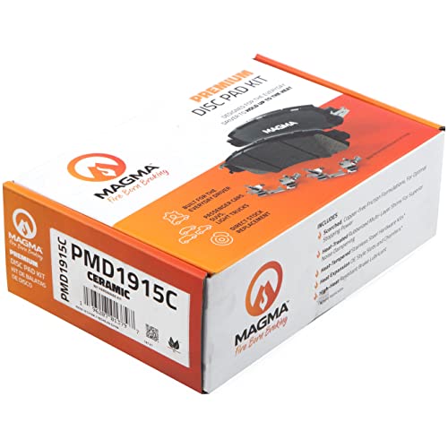 MAGMA Premium PMD1915C Ceramic Brake Pads, Rear