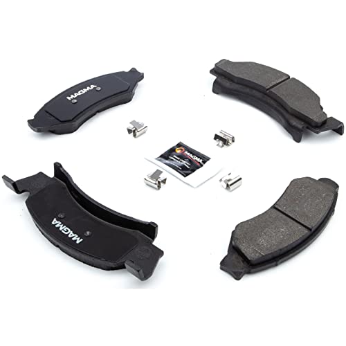 MAGMA Premium PMD375M Semi-Metallic Brake Pads, Front