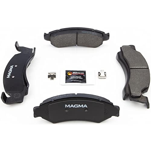 MAGMA Premium PMD50M Semi-Metallic Brake Pads, Front