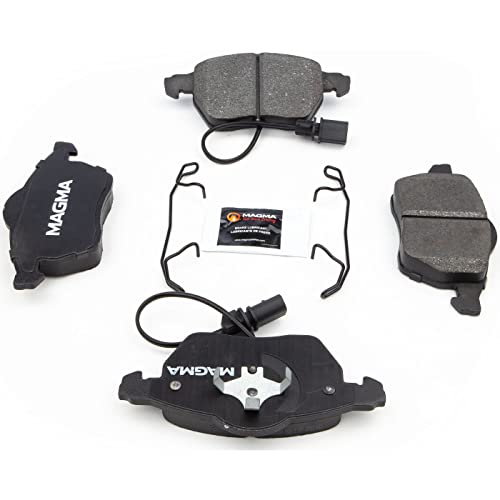 MAGMA Premium PMD840M Semi-Metallic Brake Pads, Front