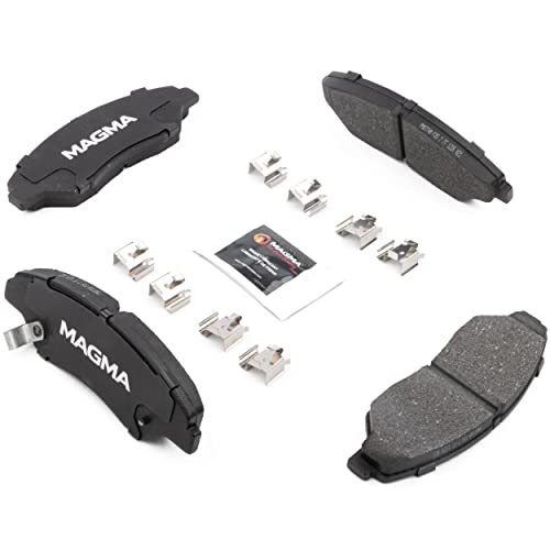 MAGMA Premium PMD774M Semi-Metallic Brake Pads, Front