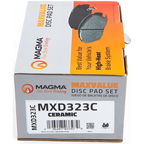 MAGMA MaxValue MXD323C Ceramic Brake Pads, Rear