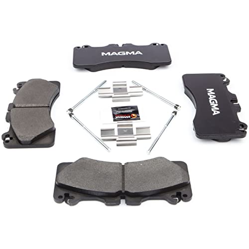 MAGMA Premium PMD1440M Semi-Metallic Brake Pads, Front