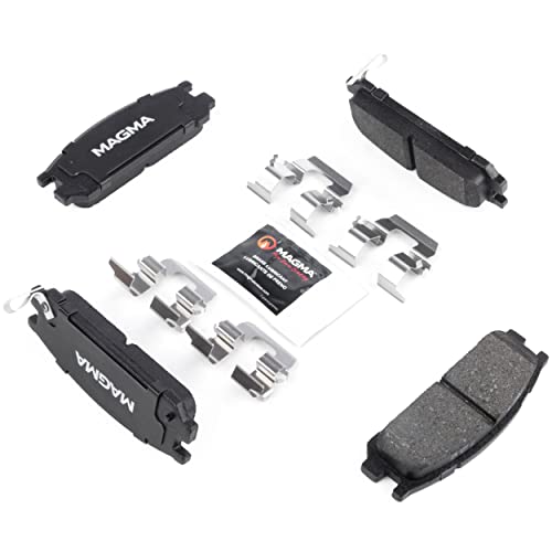 MAGMA Premium PMD471M Semi-Metallic Brake Pads, Rear