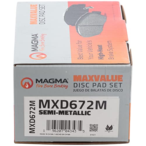 MAGMA MaxValue Semi-Metallic Brake Pads MXD672M