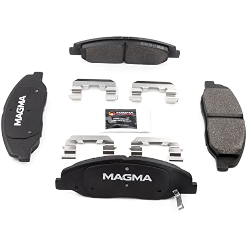 MAGMA Premium PMD1332M Semi-Metallic Brake Pads, Front