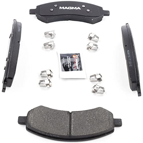 MAGMA Premium PMD1084M Semi-Metallic Brake Pads, Front