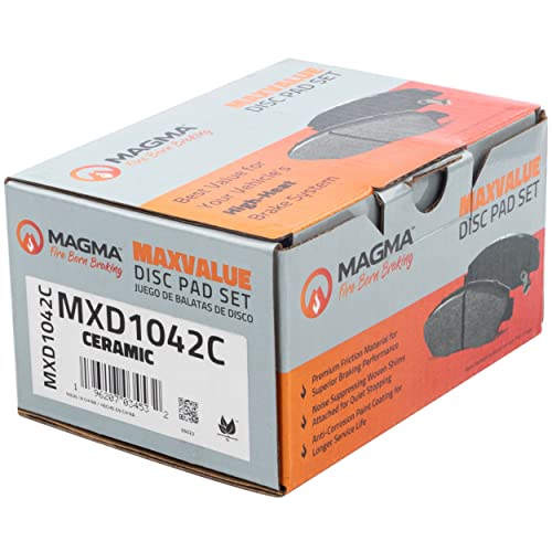 MAGMA MaxValue MXD1042C Ceramic Brake Pads, Rear