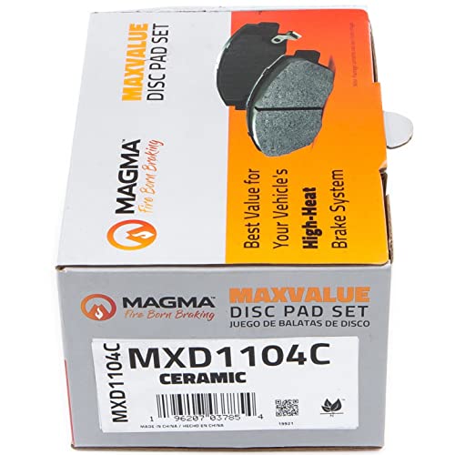 MAGMA MaxValue MXD1104C Ceramic Brake Pads, Front