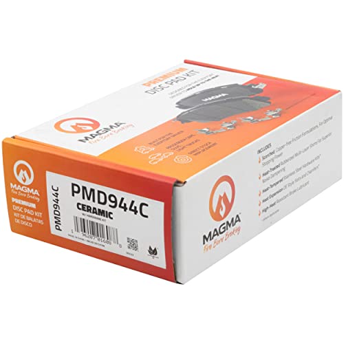 MAGMA Premium PMD944C Ceramic Brake Pads, Rear