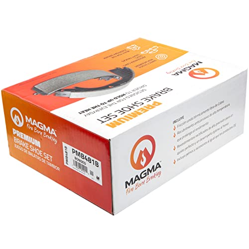 MAGMA Premium PMB481B Bonded Shoes, Rear