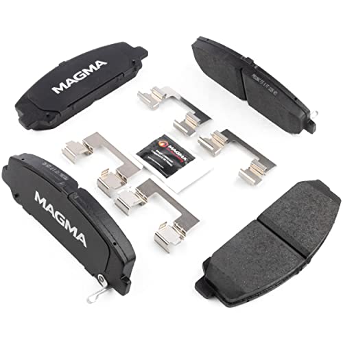MAGMA Premium PMD1286C Ceramic Brake Pads, Front