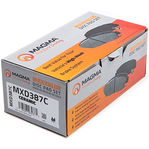 MAGMA MaxValue MXD387C Ceramic Brake Pads, Front