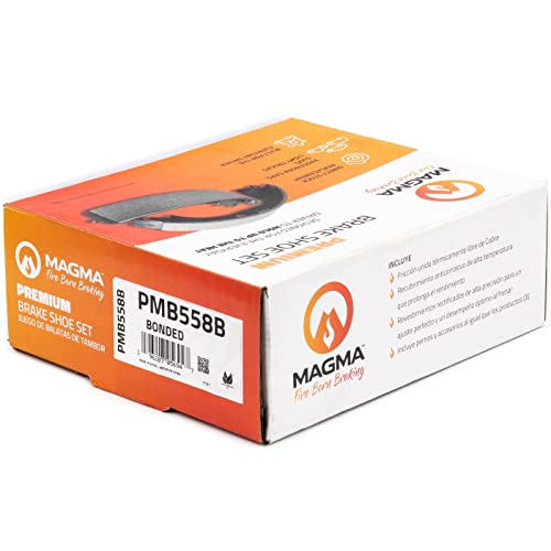 MAGMA Premium PMB558B Bonded Shoes, Rear