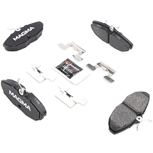 MAGMA Premium PMD806M Semi-Metallic Brake Pads, Rear
