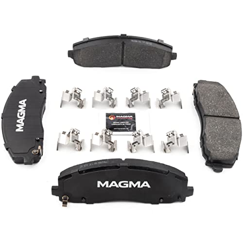 MAGMA Premium PMD1589M Semi-Metallic Brake Pads, Front