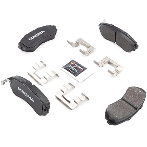MAGMA Premium PMD422M Semi-Metallic Brake Pads, Front