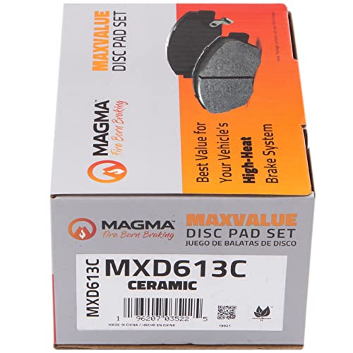 MAGMA MaxValue MXD613C Ceramic Brake Pads, Rear