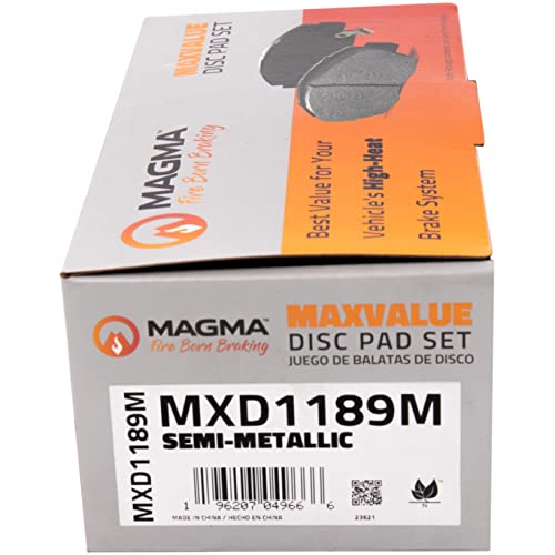 MAGMA MaxValue Semi-Metallic Brake Pads MXD1189M
