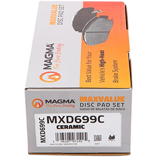 MAGMA MaxValue MXD699C Ceramic Brake Pads, Front