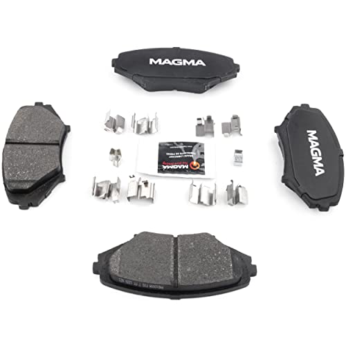 MAGMA Premium PMD1009M Semi-Metallic Brake Pads, Front