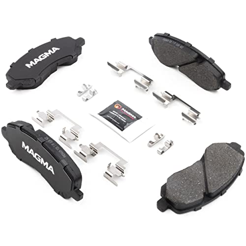 MAGMA Premium PMD866M Semi-Metallic Brake Pads, Front