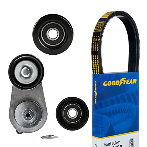 Goodyear Replacement Belts and Hoses 3190 Serpentine Belt Drive Component Kit, Gray
