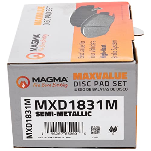 MAGMA MaxValue Semi-Metallic Brake Pads MXD1831M