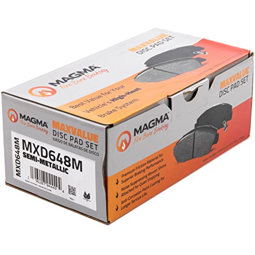 MAGMA MaxValue Semi-Metallic Brake Pads MXD648M