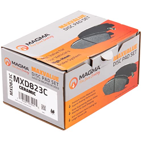 MAGMA MaxValue MXD823C Ceramic Brake Pads, Rear