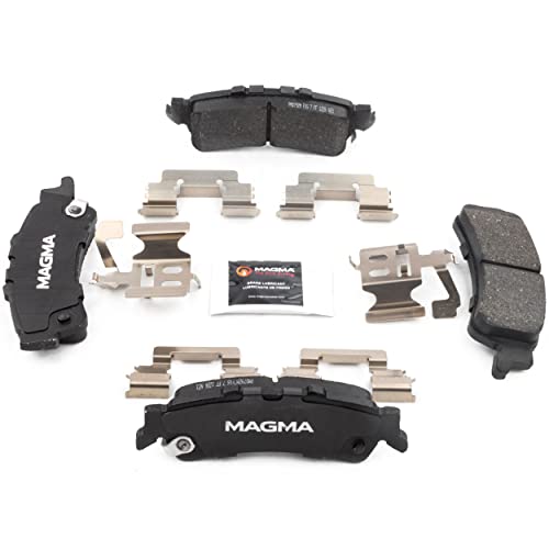 MAGMA Premium PMD792M Semi-Metallic Brake Pads, Rear