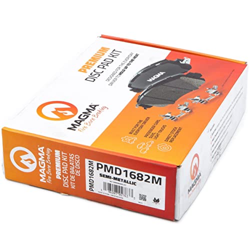 MAGMA Premium PMD1682M Semi-Metallic Brake Pads