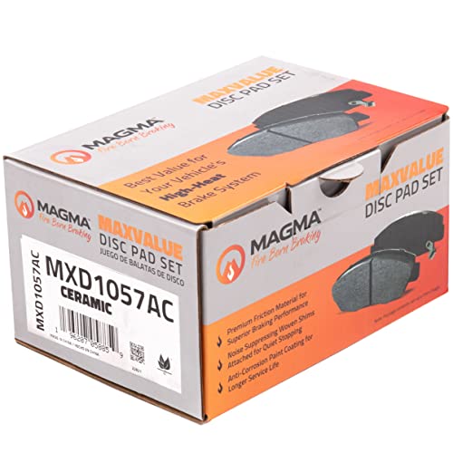 MAGMA MaxValue MXD1057AC Ceramic Brake Pads, Rear