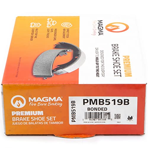 MAGMA Premium PMB519B Bonded Shoes, Rear