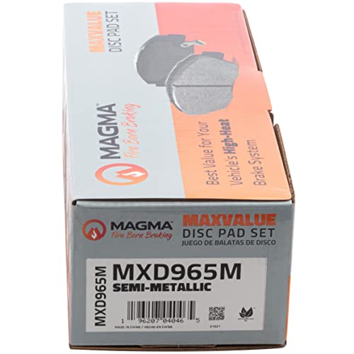 MAGMA MaxValue Semi-Metallic Brake Pads MXD965M