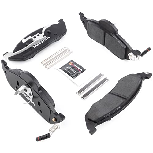 MAGMA Premium PMD760C Ceramic Brake Pads, Front