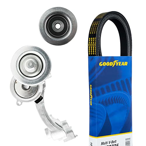 Goodyear 3216 Serpentine Belt Drive Component Kit, Gray