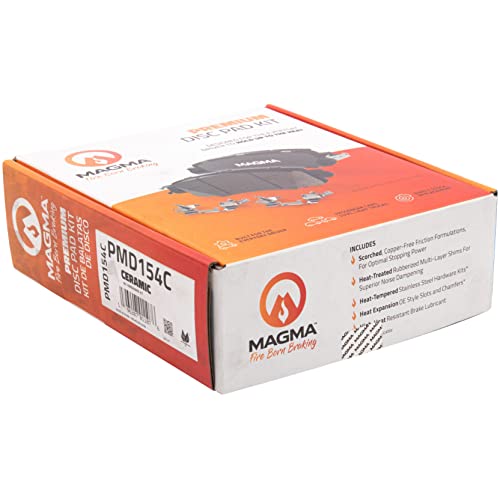MAGMA Premium Ceramic Brake Pads PMD154C