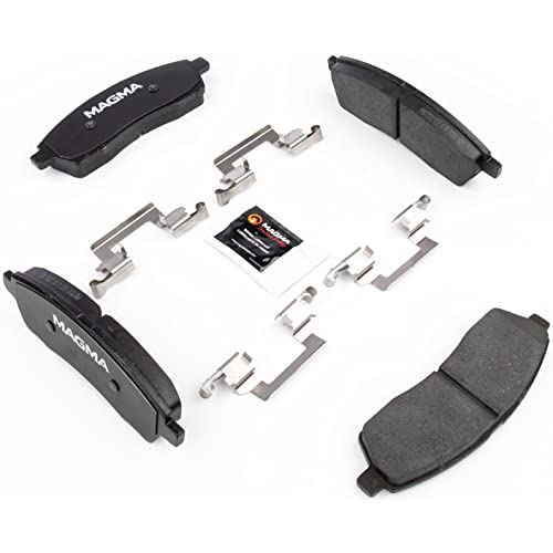 MAGMA Premium PMD757C Ceramic Brake Pads, Rear