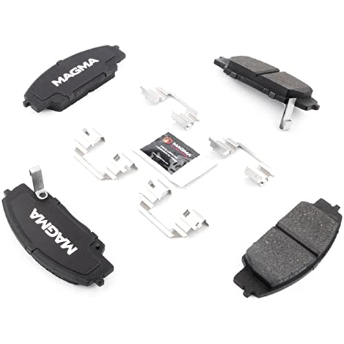 MAGMA Premium PMD829M Semi-Metallic Brake Pads, Front