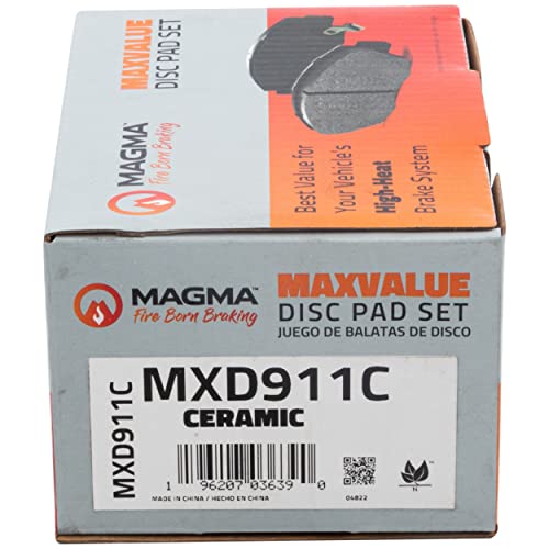 MAGMA MaxValue MXD911C Ceramic Brake Pads, Rear