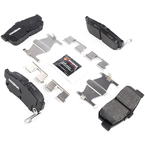 MAGMA Premium PMD540M Semi-Metallic Brake Pads, Rear