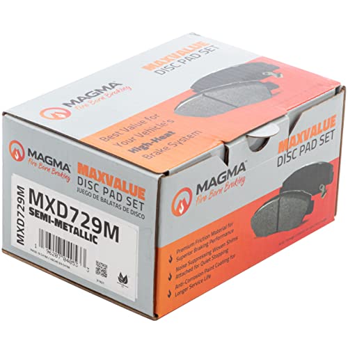 MAGMA MaxValue Semi-Metallic Brake Pads MXD729M