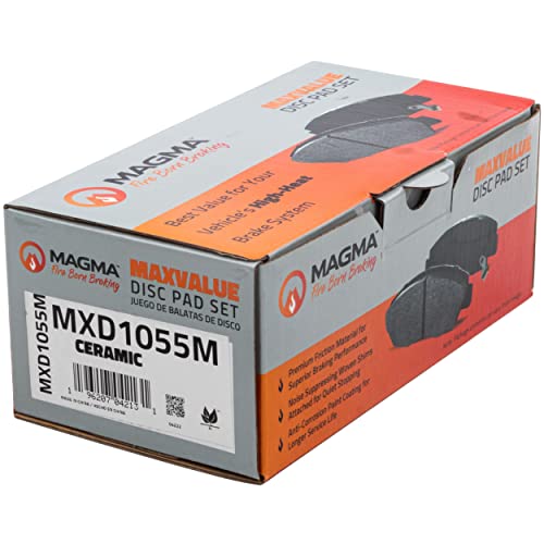 MAGMA MaxValue MXD1055M Semi-Metallic Brake Pads, Rear