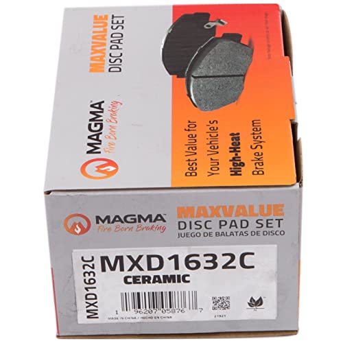 MAGMA MaxValue MXD1632C Ceramic Brake Pads, Rear