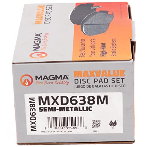 MAGMA MaxValue Semi-Metallic Brake Pads MXD638M