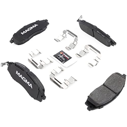 MAGMA Premium PMD830M Semi-Metallic Brake Pads, Front
