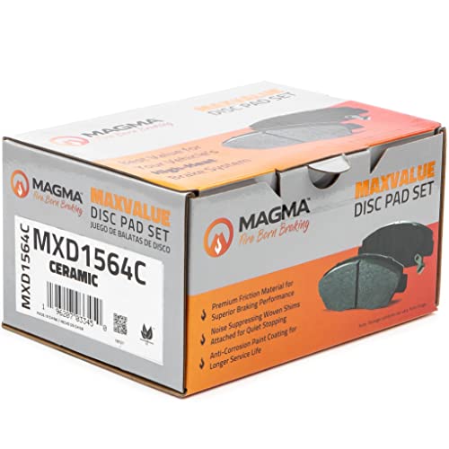 MAGMA MaxValue MXD1564C Ceramic Brake Pads, Rear
